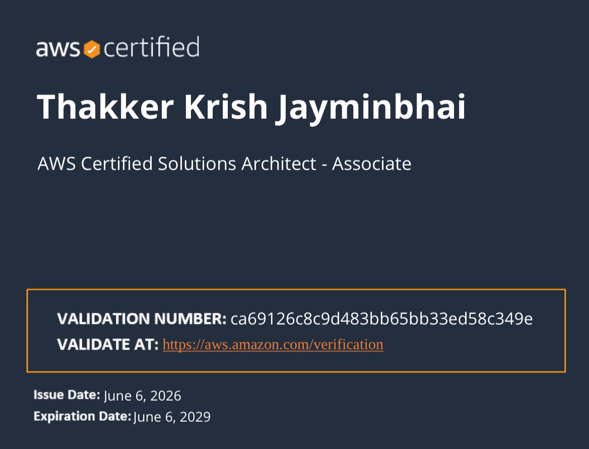 AWS Certified Solutions Architect